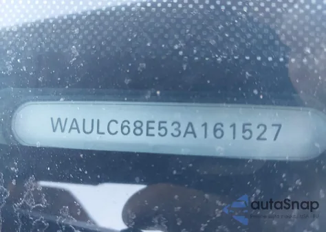 2003 Audi A4 3.0 from USA, damaged, VIN WAULT68E53A161527